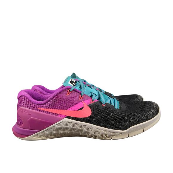Nike Shoes Womens 9.5 Metcon 3 Trainers Athletic Sneaker Workout Gym Crossfit - Picture 1 of 13